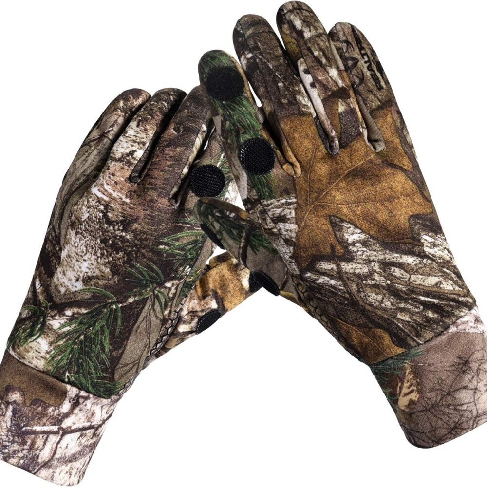 Camouflage Hunting Gloves Full Finger/Fingerless Gloves Pro Anti-Slip Camo Glove